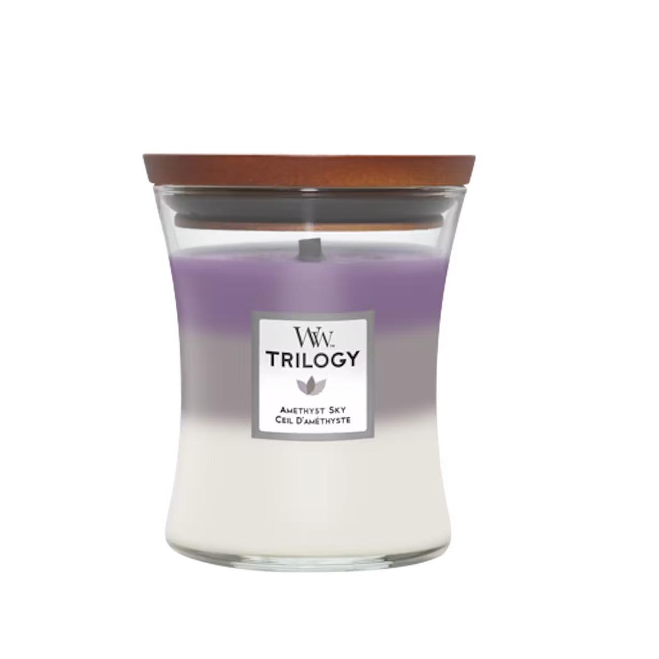 СВЕЩ WOOD WICK TRIL MEDIUM - AMETHIST SKY
