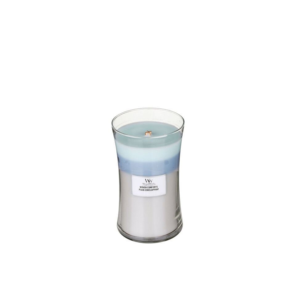 СВЕЩ WOOD WICK TRIL LARGE JAR - WOVEN COMFORT