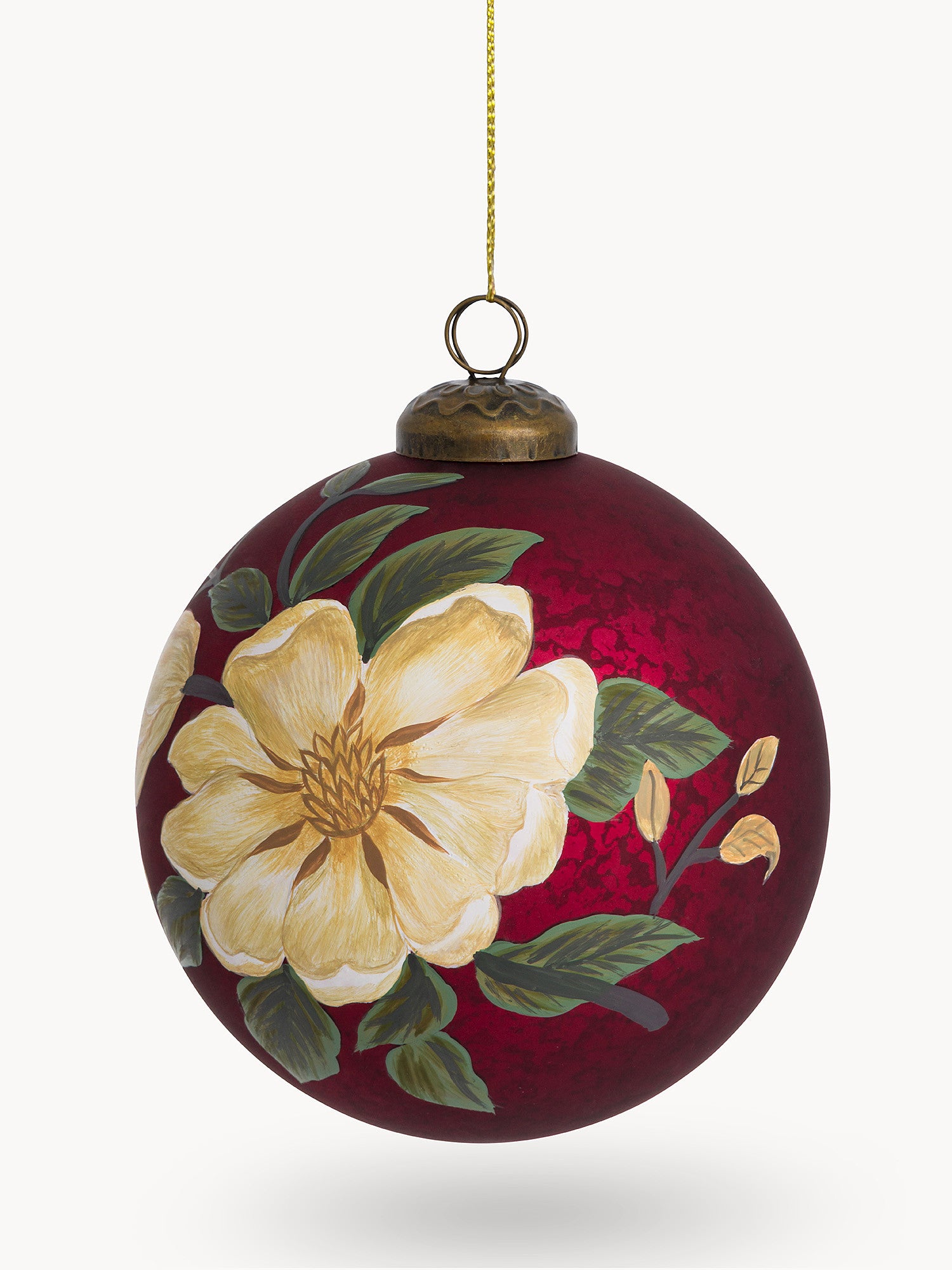 Kоледна топка за елха,COINCASA, 6803682, стъкло, 10 см. диаметър