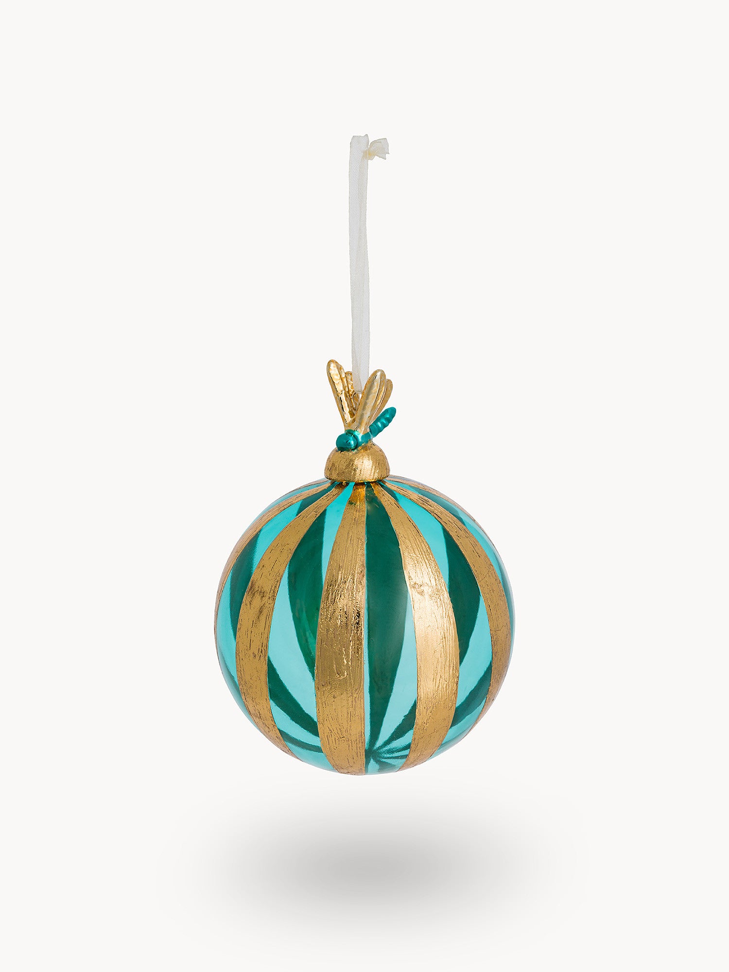 Коледна топка за елха, COINCASA, 6804339, стъкло, 10 см.