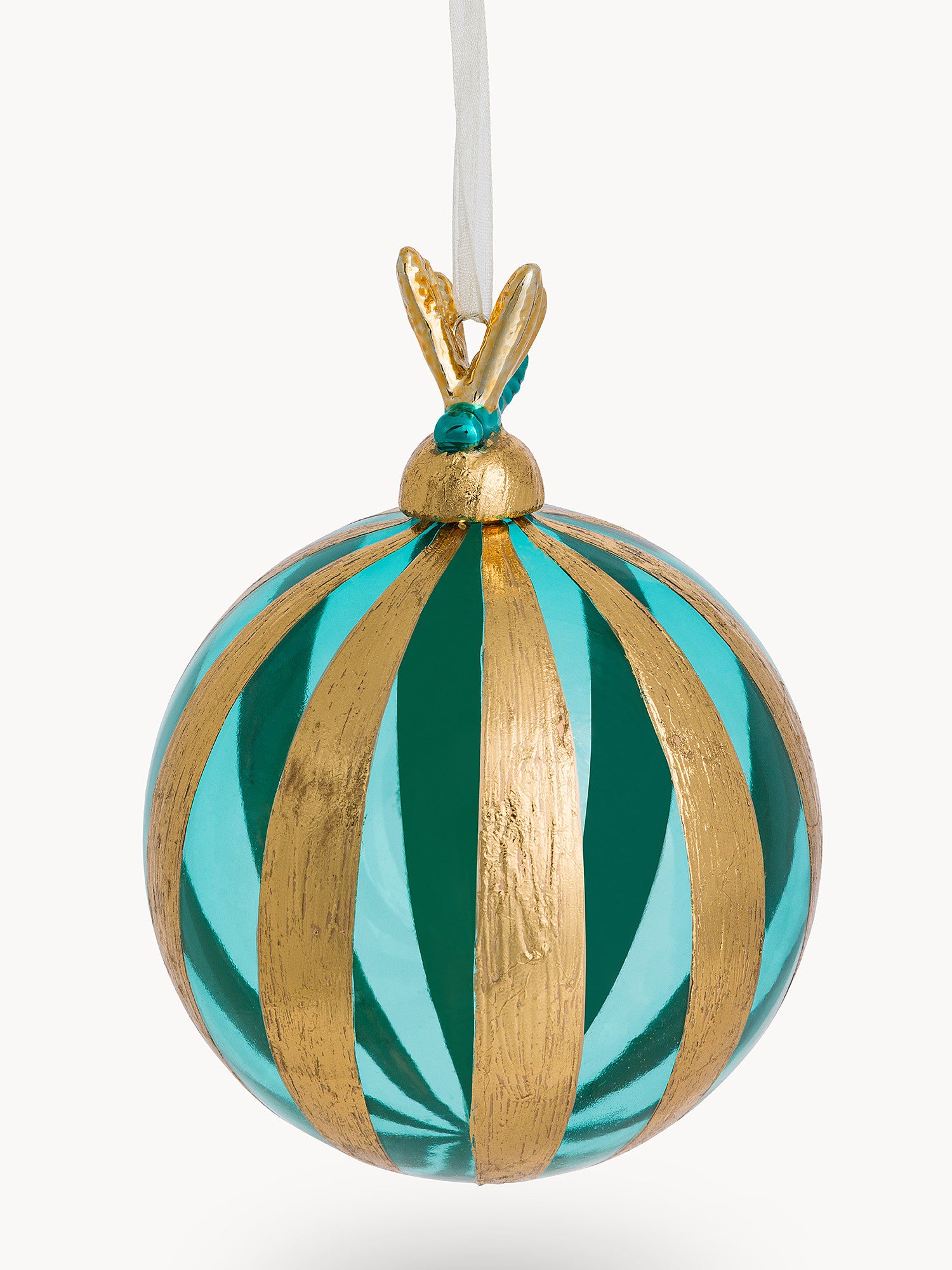 Коледна топка за елха, COINCASA, 6804339, стъкло, 10 см.