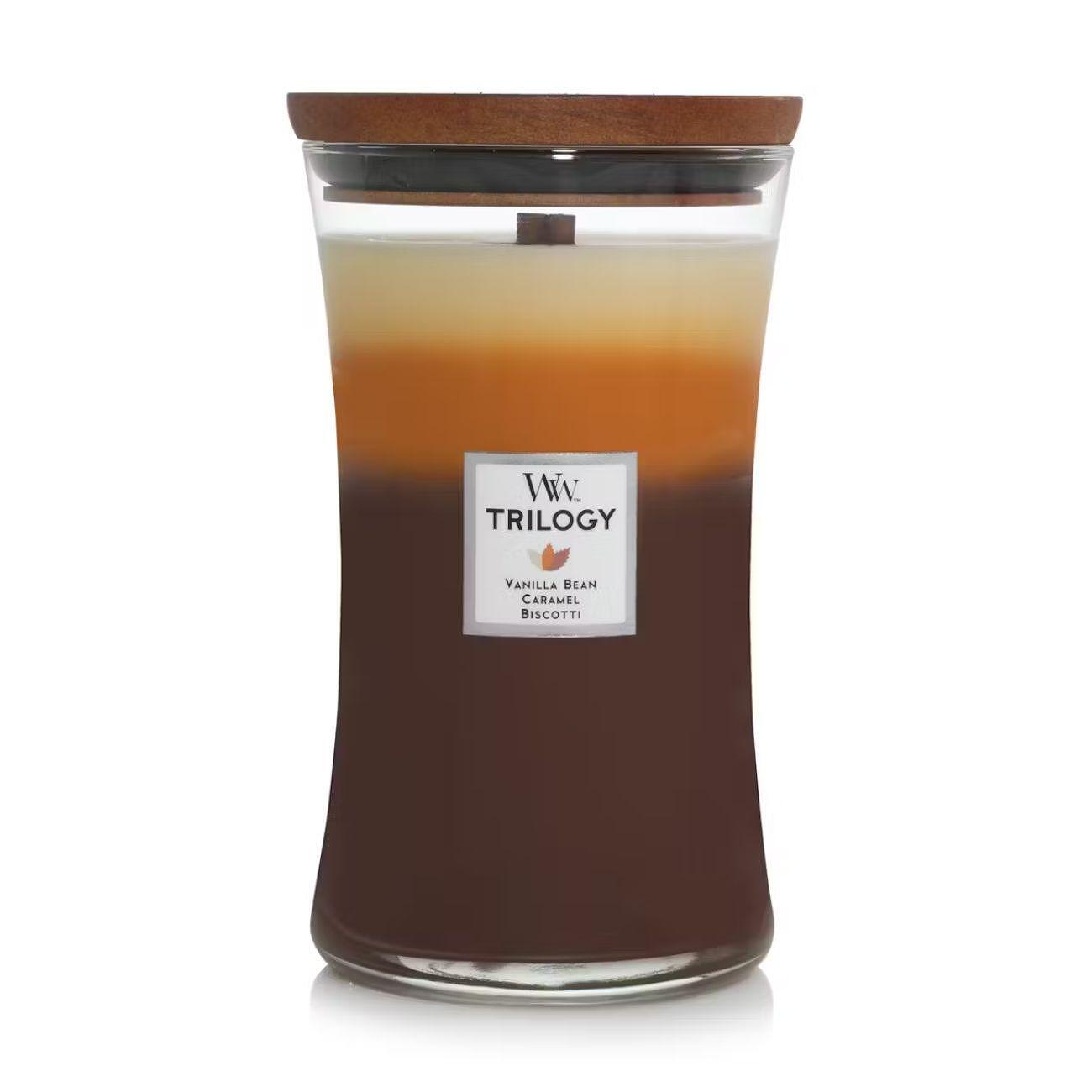 СВЕЩ WOOD WICK TRIL LARGE JAR - CAFE SWEETS