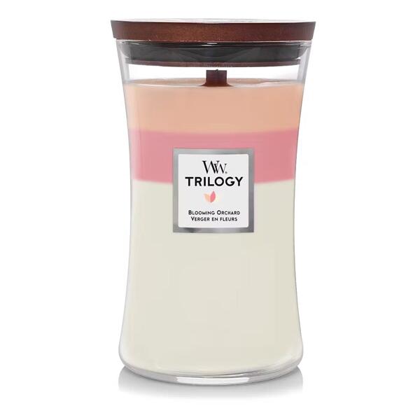 СВЕЩ WOOD WICK TRIL LARGE JAR - BLOOMING ORCHARD