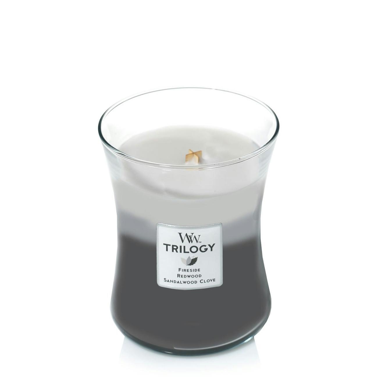 СВЕЩ WOOD WICK TRIL MEDIUM JAR - WARM WOODS