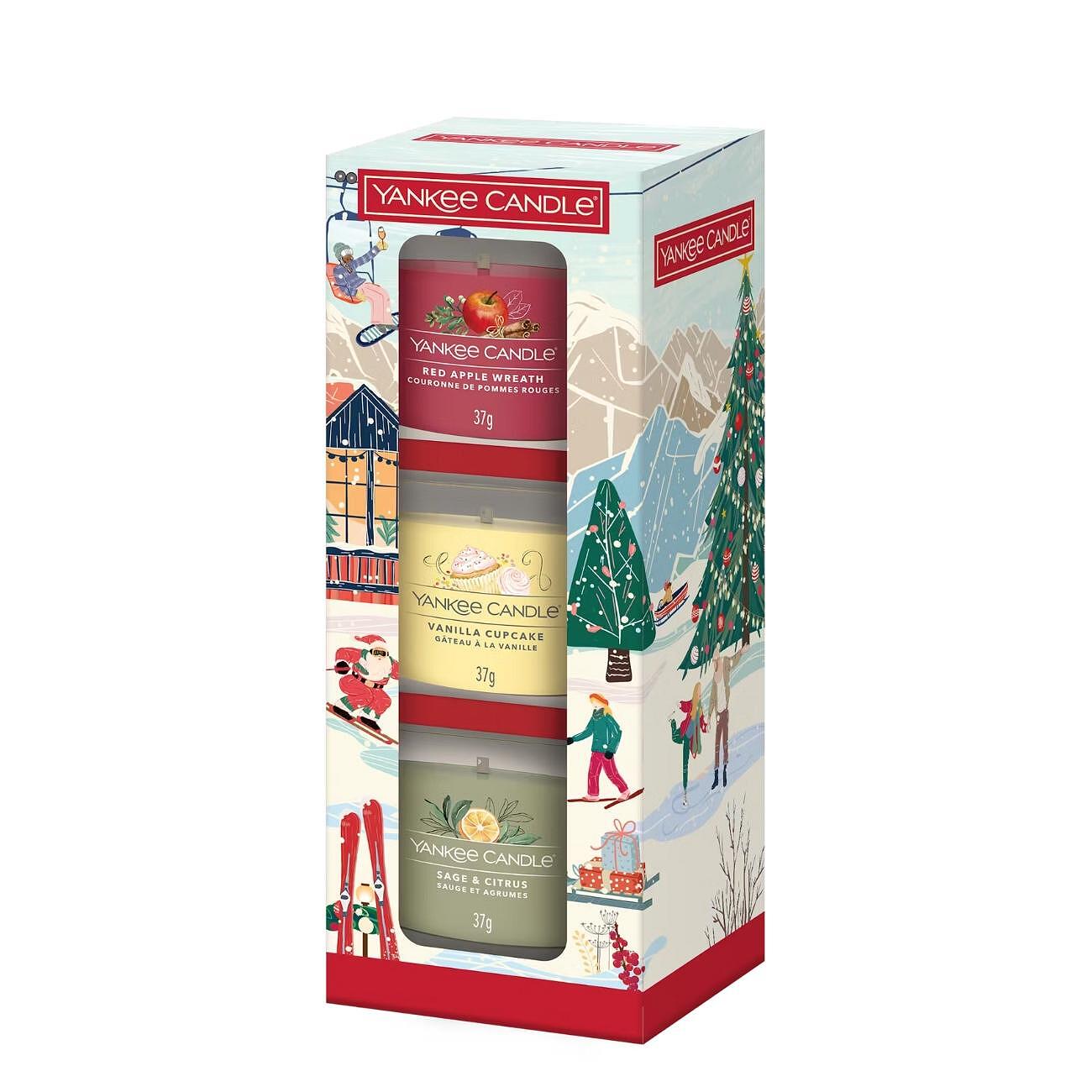 Кoлeдeн koмплект 25 Yankee Candle 3 Вotuba Holiday Party