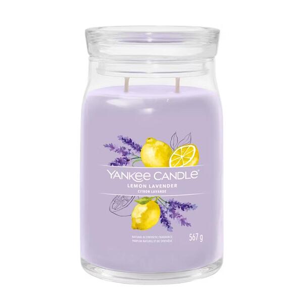 YC SIGNAT СВЕЩ ГОЛЯМ БУРКАН LEMON LAVENDER/ЛИМОН И ЛАВАНДУЛА/1629970E